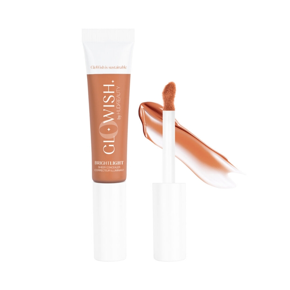 Glowish By Huda Bright Light Sheer Concealer 10 Deep Tan New In The Box